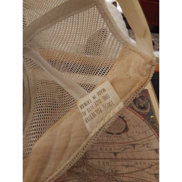 Alcatraz Federal Penitentiary Swim Team Trucker Hat Gray & Beige Mesh Adjustable - Picture 6 of 6